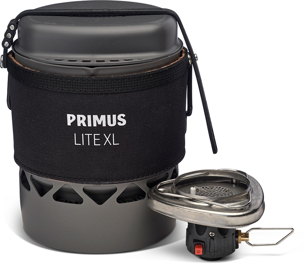 Primus Lite XL System II Gaskocher 1700 W inklusive Topf 1 Liter schwarz