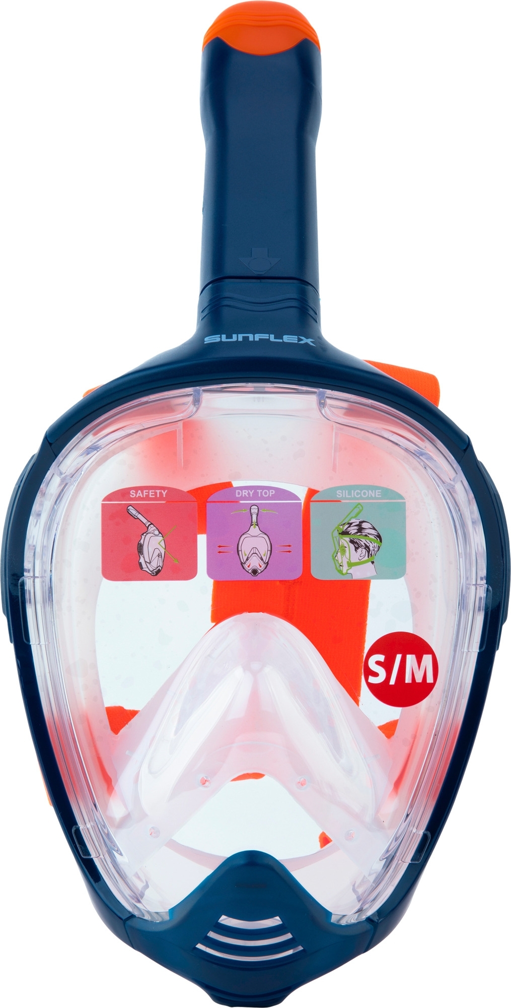 sunflex sport full face mask Kraken Vollgesichtsmaske zum Tauchen für Kinder und Jugendliche