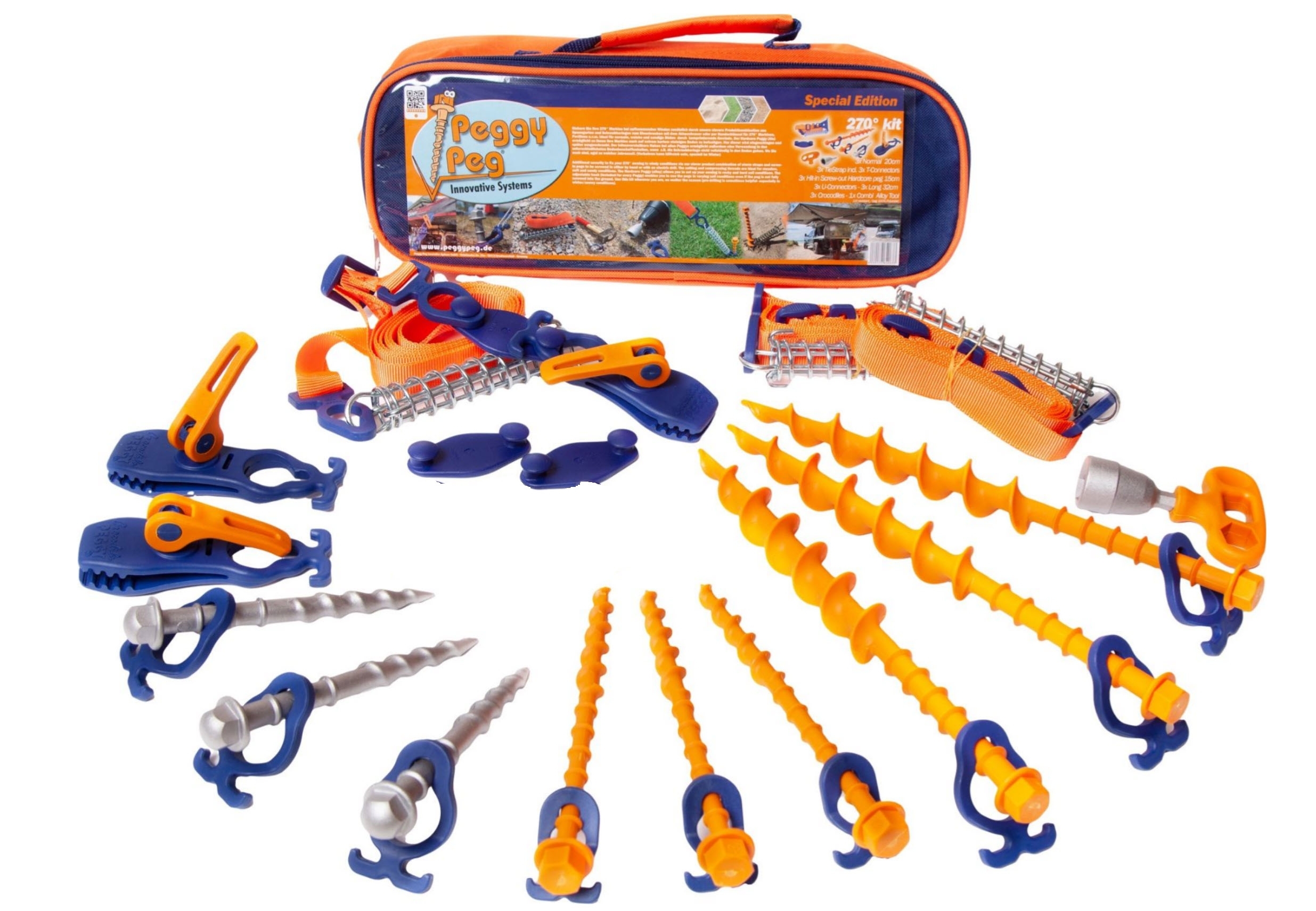 Peggy Peg Abspannset 270°