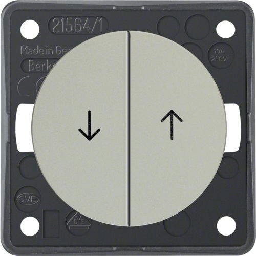 Berker Integro Jalousie-Serientaster mit Aufdruck Symbol Pfeile