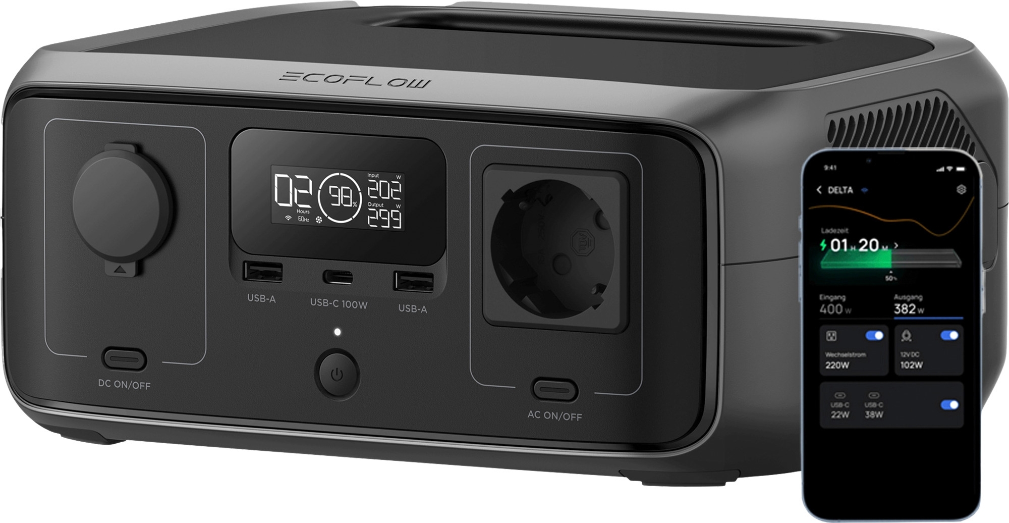 EcoFlow Power Station River 3, 245 Wh