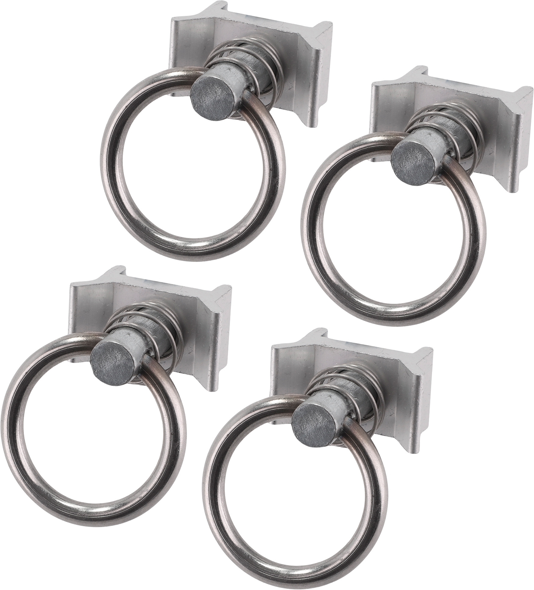 Berger Alu Track Fitting Befestigungselement für Airline-Schienen 4er-Set