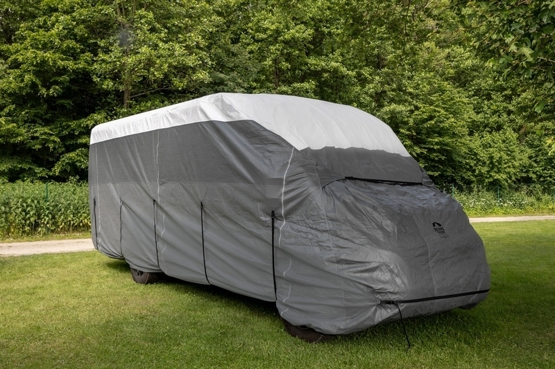 Reisemobil Schutzhülle L550cm B240 cm H270 cm, grau, TYVEK