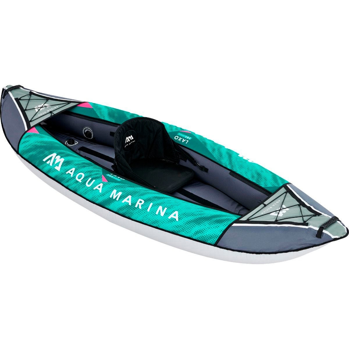 Aqua Marina Laxo Freizeit Kajak Set 7 teilig grün/grau für 1 Person