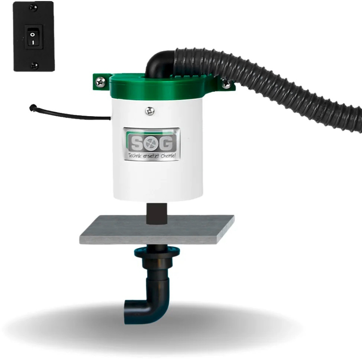 SOG TT Entlüftungsanlage Bodenversion für Clesana Toillette 1,2 Watt