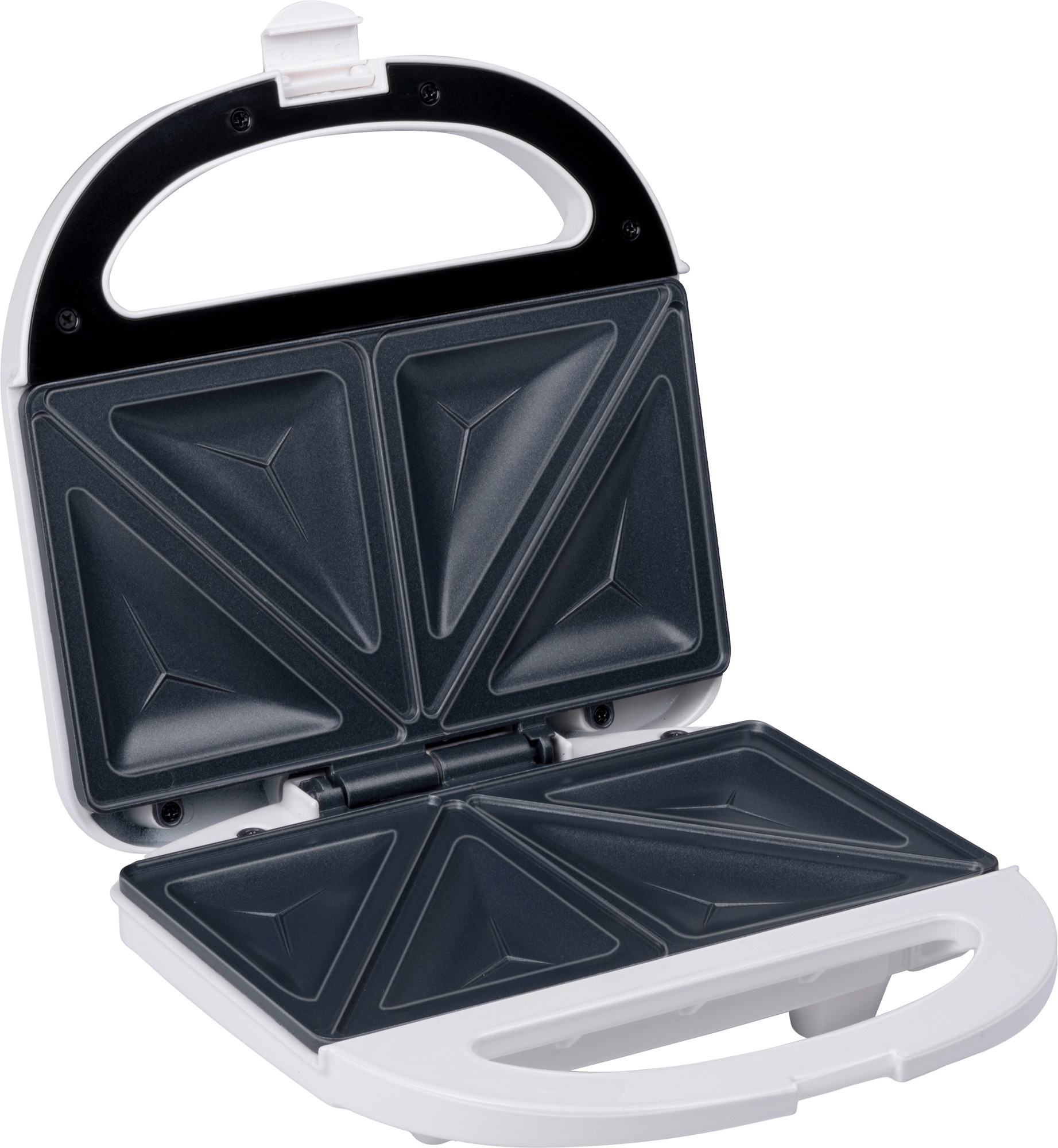 Alpina Sandwichmaker 750 W für 2 Sandwiches weiß
