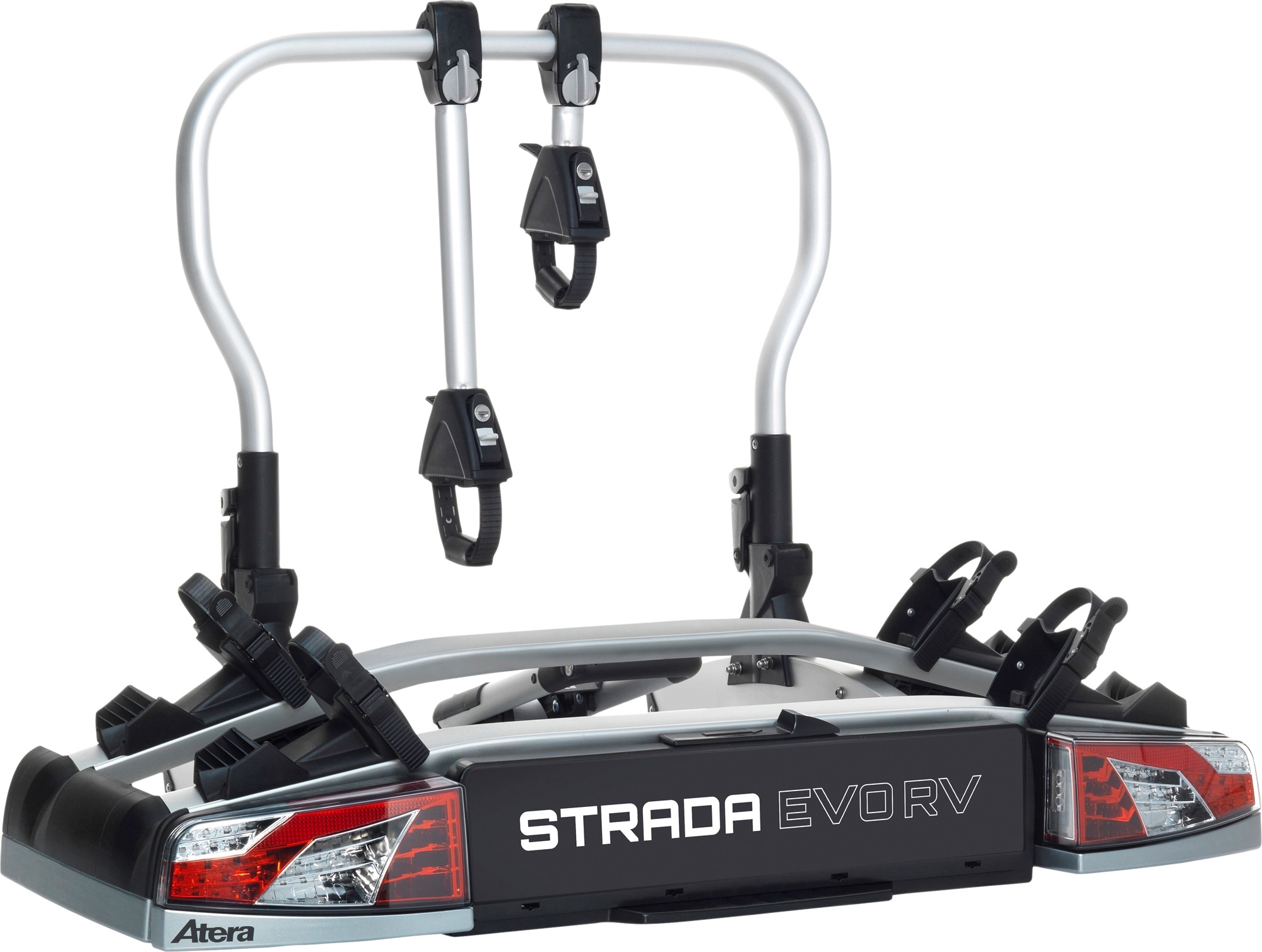 Atera Anhängerkupplungs Fahrradträger Strada Evo RV für 2 Fahrräder, E-Bike geeignet
