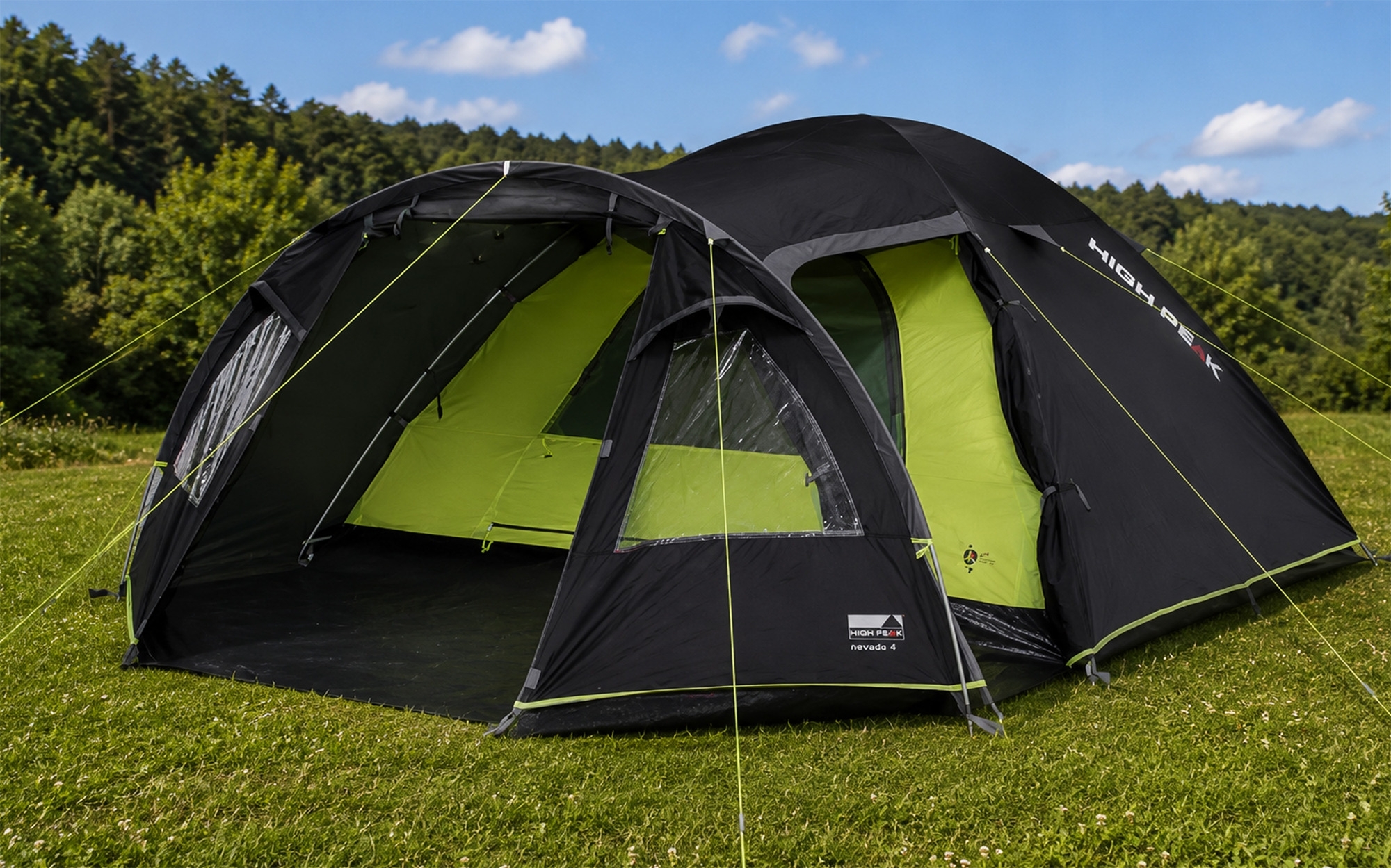 High Peak Mesos 4 Familienzelt für 4 Personen