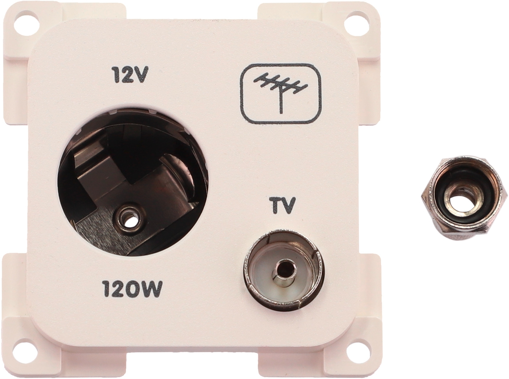 Inprojal System 10.000 Kombi Steckdose  12V mit TV
