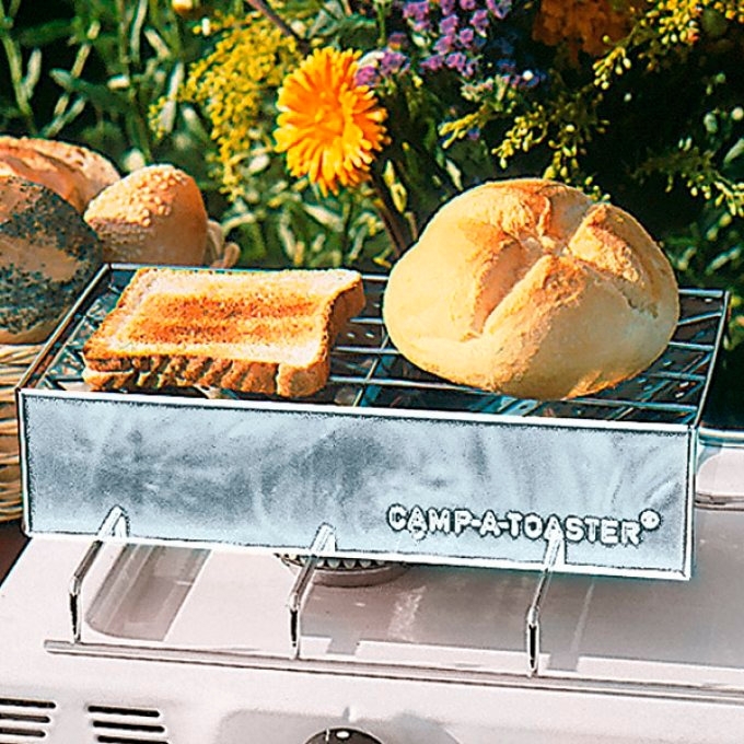 Camp-A-Toaster Edelstahl Toaster für Gaskocher