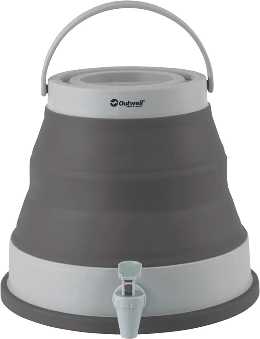 Outwell faltbarer Wasserspender 6 Liter Grey Mist