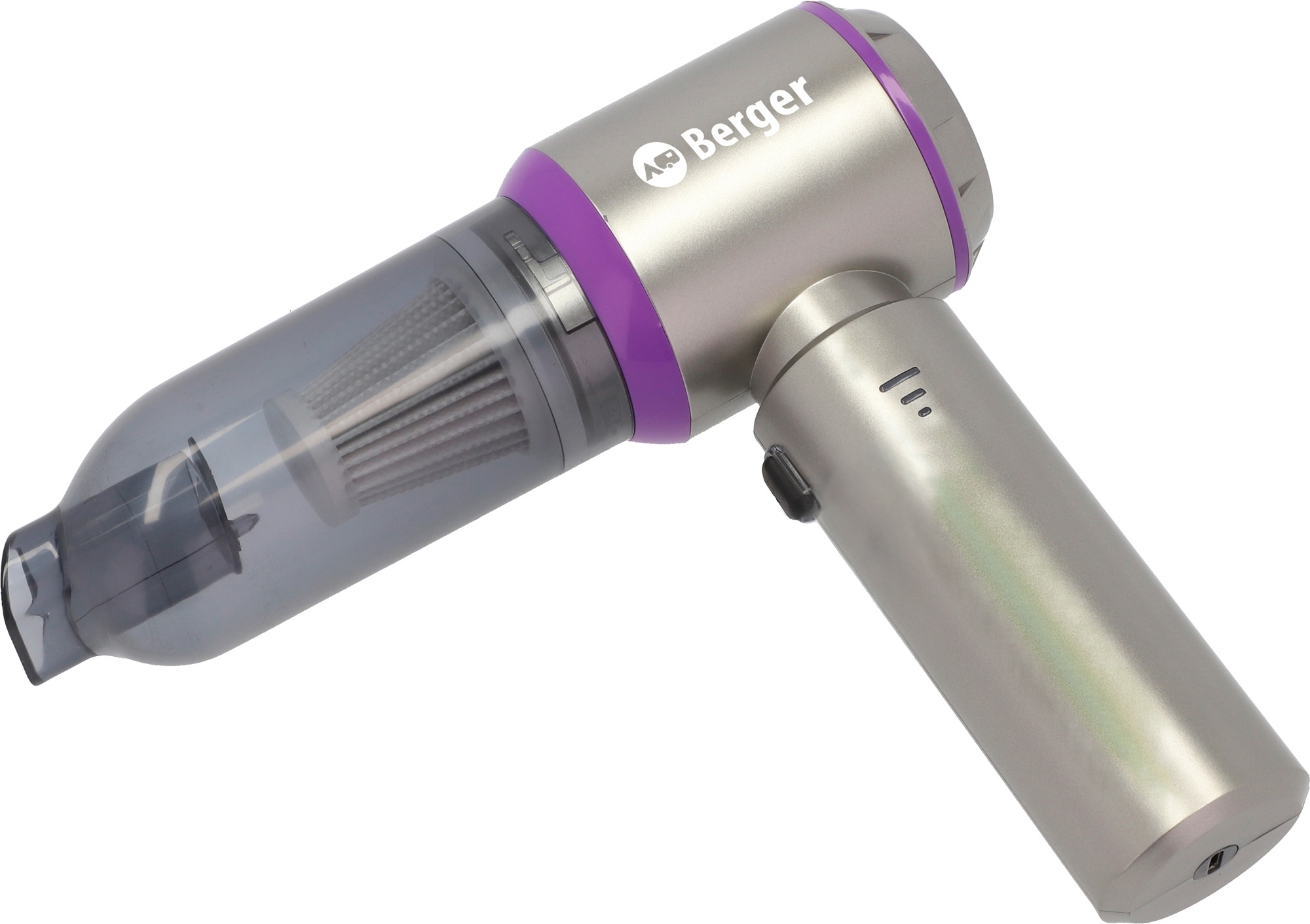 Berger RoadDust Akku-Handstaubsauger mit USB, 200 ml