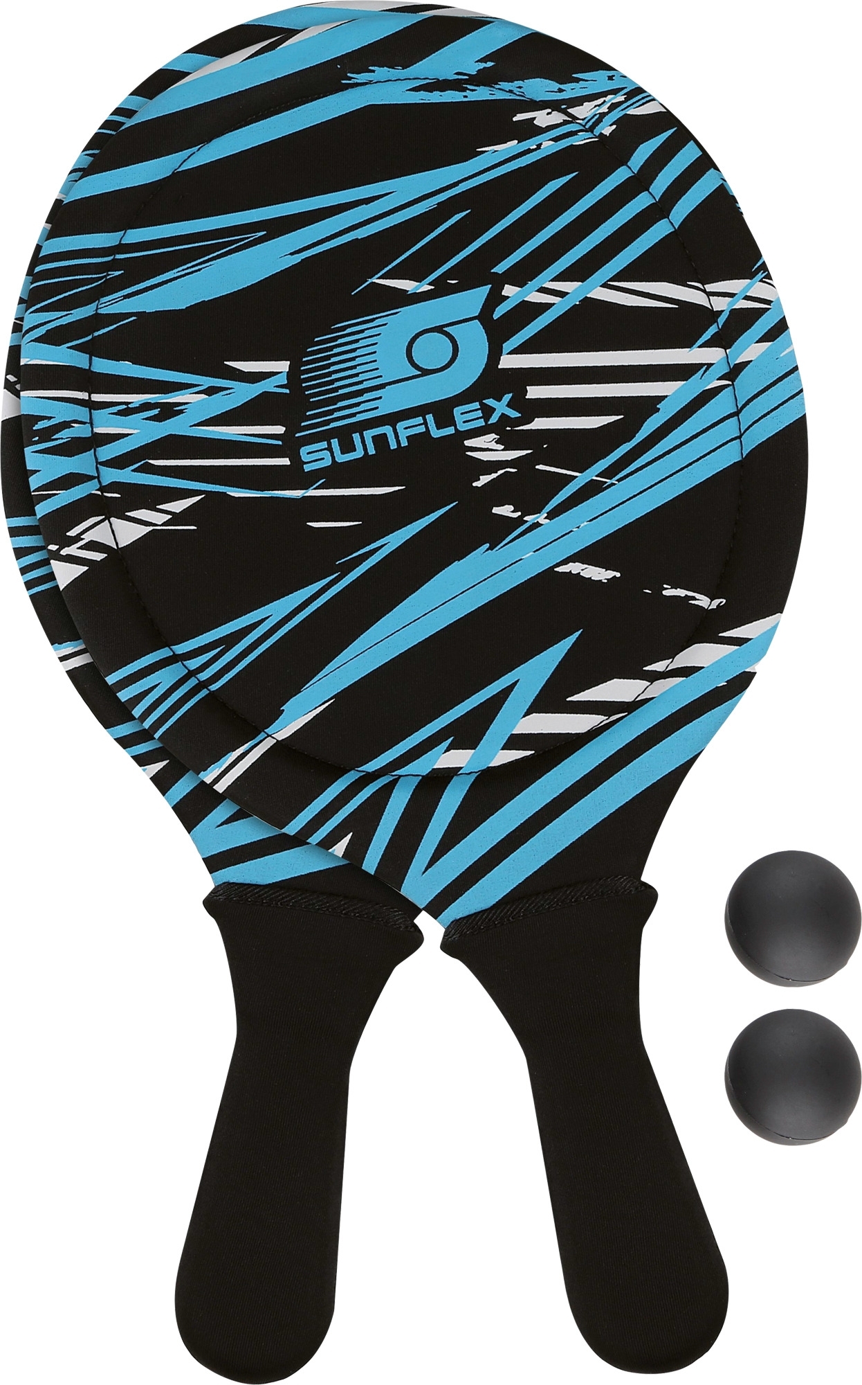 sunflex sport Beachball Set Action Pro mit 2 Schlägern und 2 Bällen