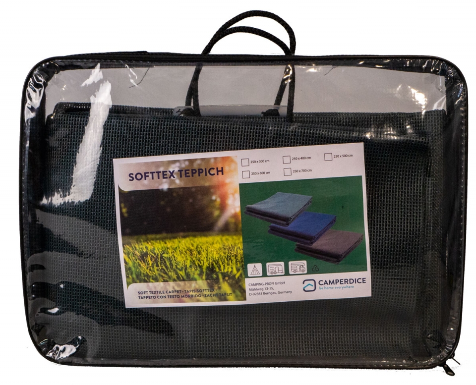 Zeltteppich SOFTTEX grau