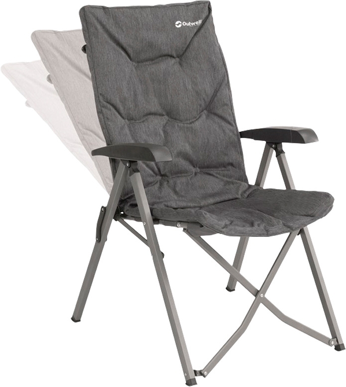 Outwell Yellowstone Lake hoher Faltstuhl mit verstellbarer Lehne