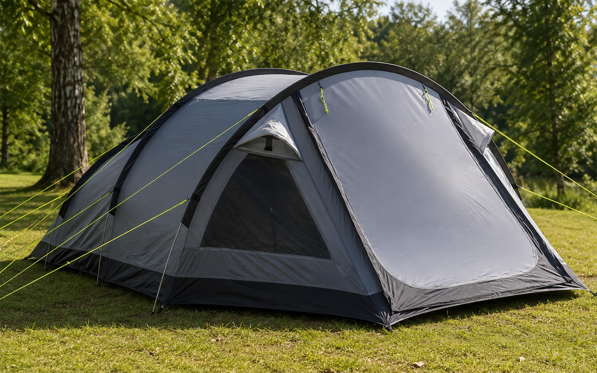 Kampa Mersea 3 Campingzelt mit Stangen 430 x 230 x 125 cm für 3 Personen