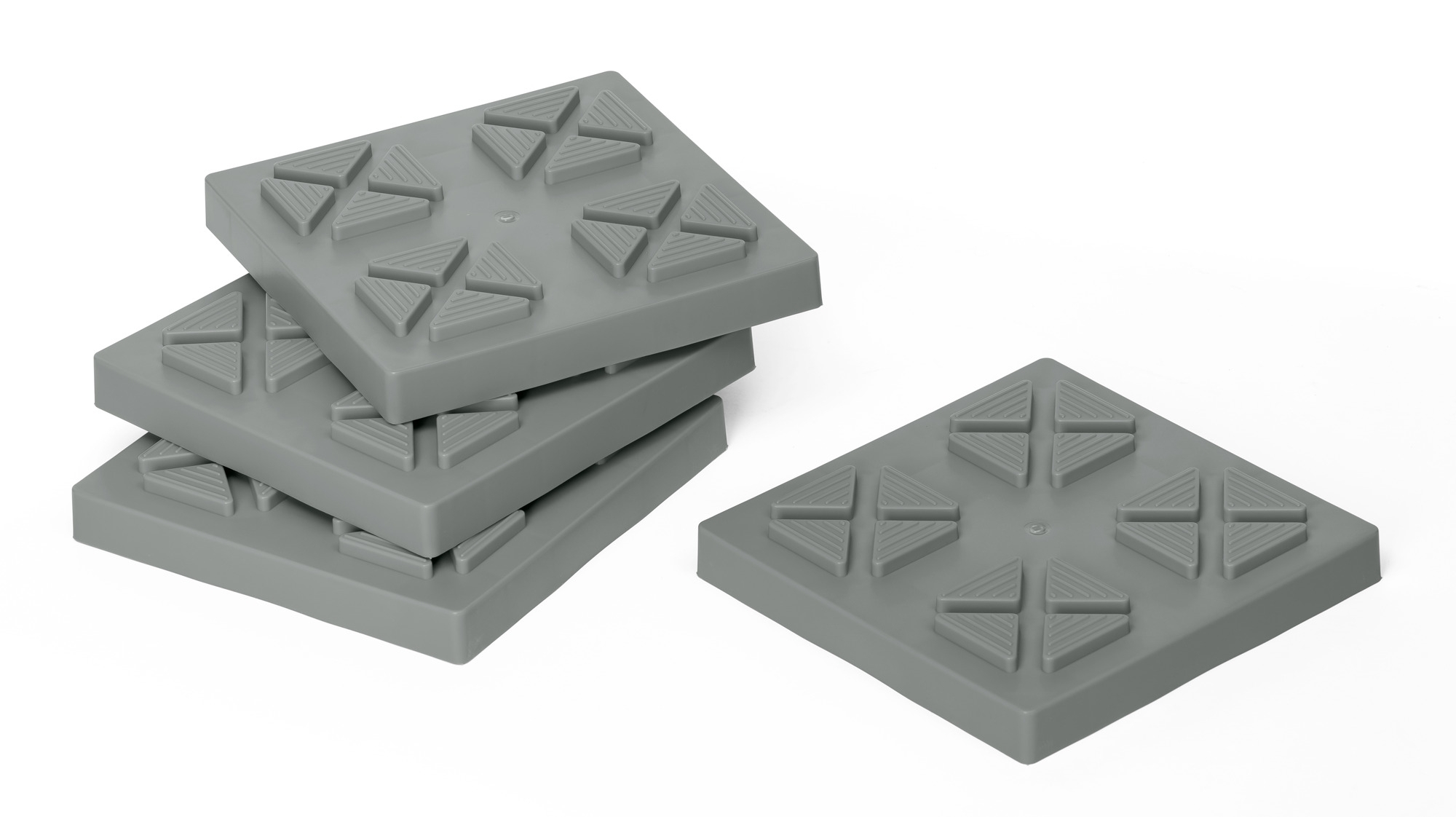 Berger Square Plates 4er Set - Ergänzung für Brick Leveler