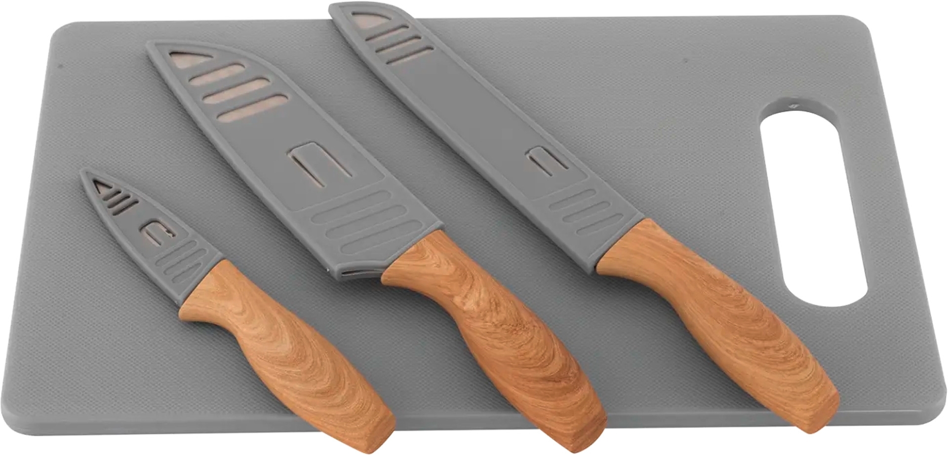 Outwell Caldas Messerset 3-teilig inklusive Schneidebrett