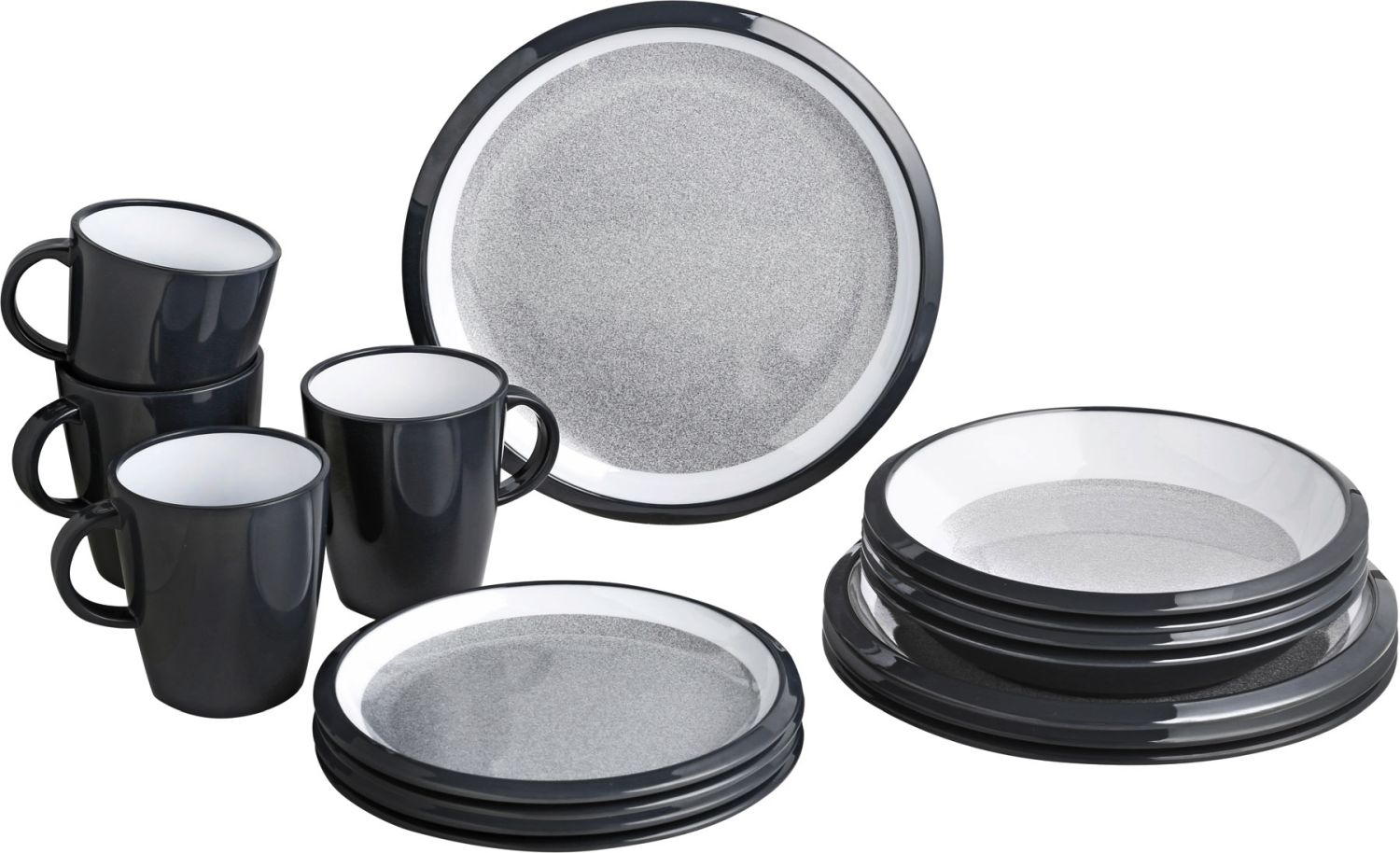 Brunner Lunch Box Granyte Geschirr-Set 16-tlg