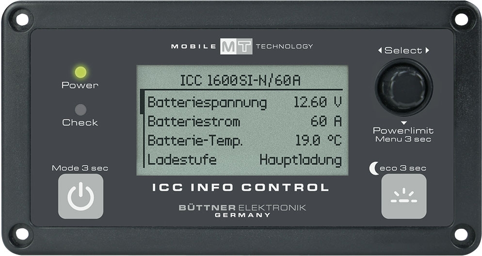 ICC Info Control, 130x70x35 mm