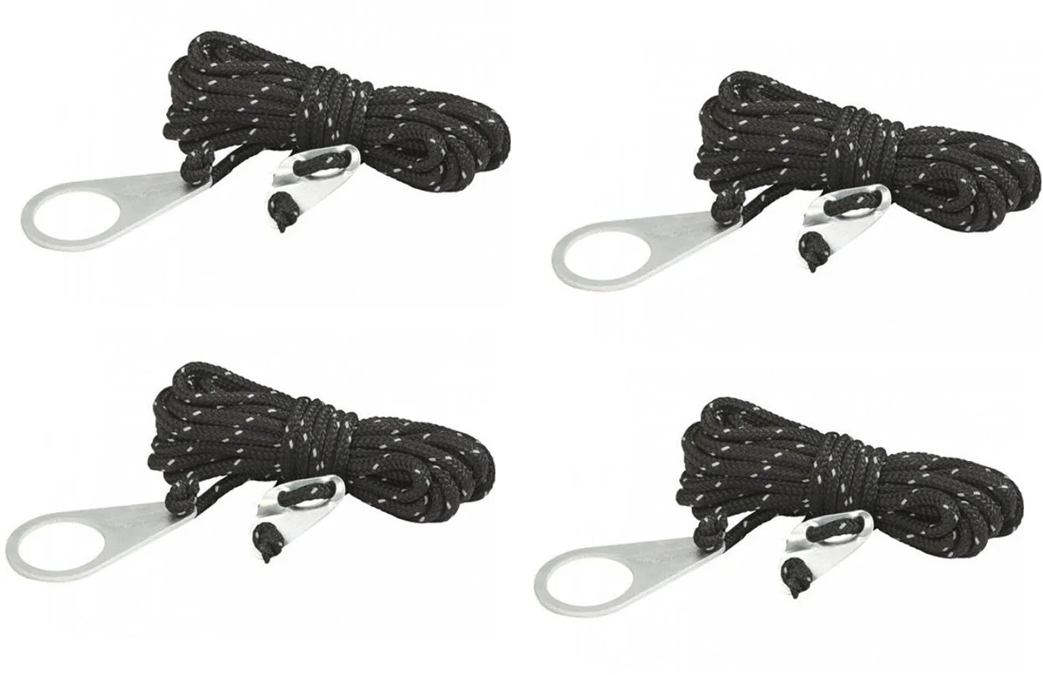 Berger Reflektierende Spannleine, 4er-Pack 4 m