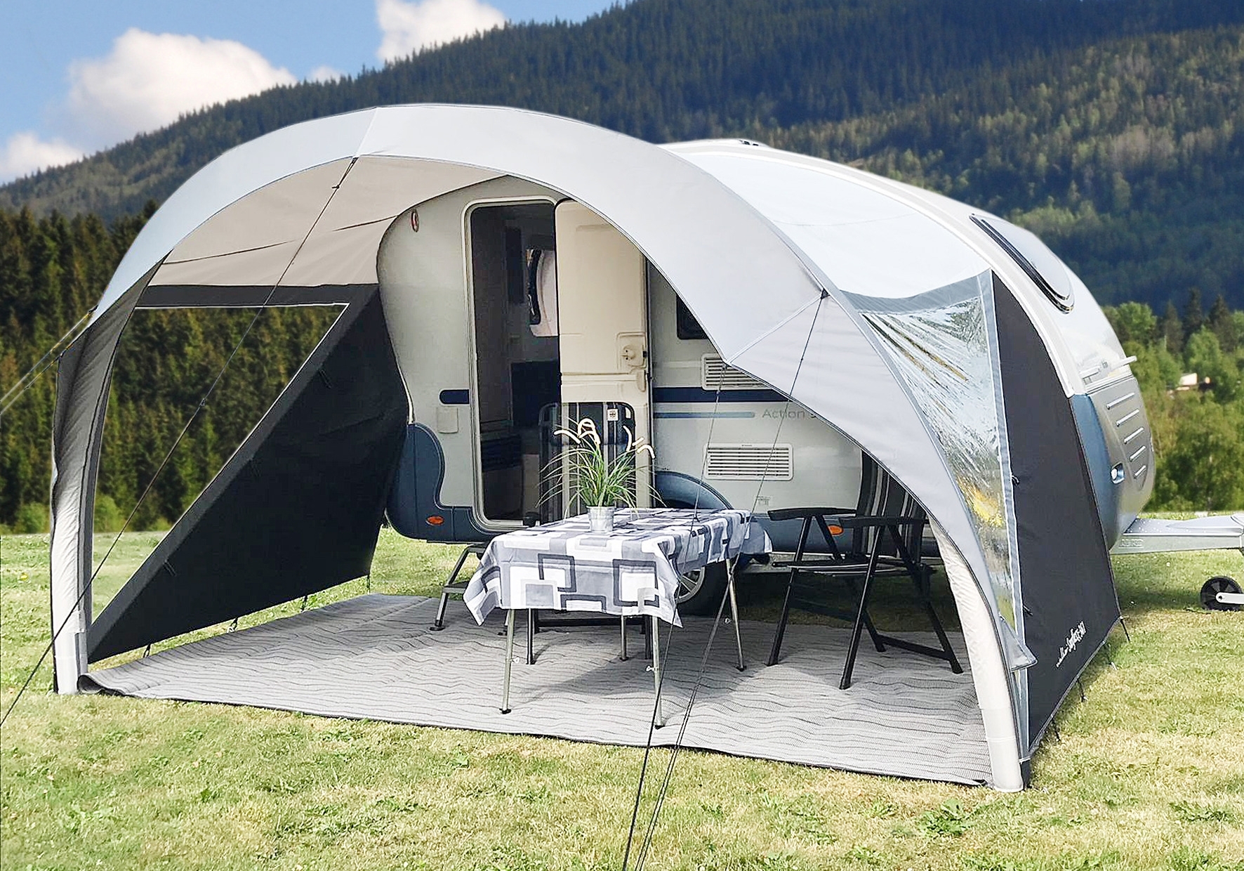 Walker Sunflexx für Adria Action aufblasbares Sonnendach