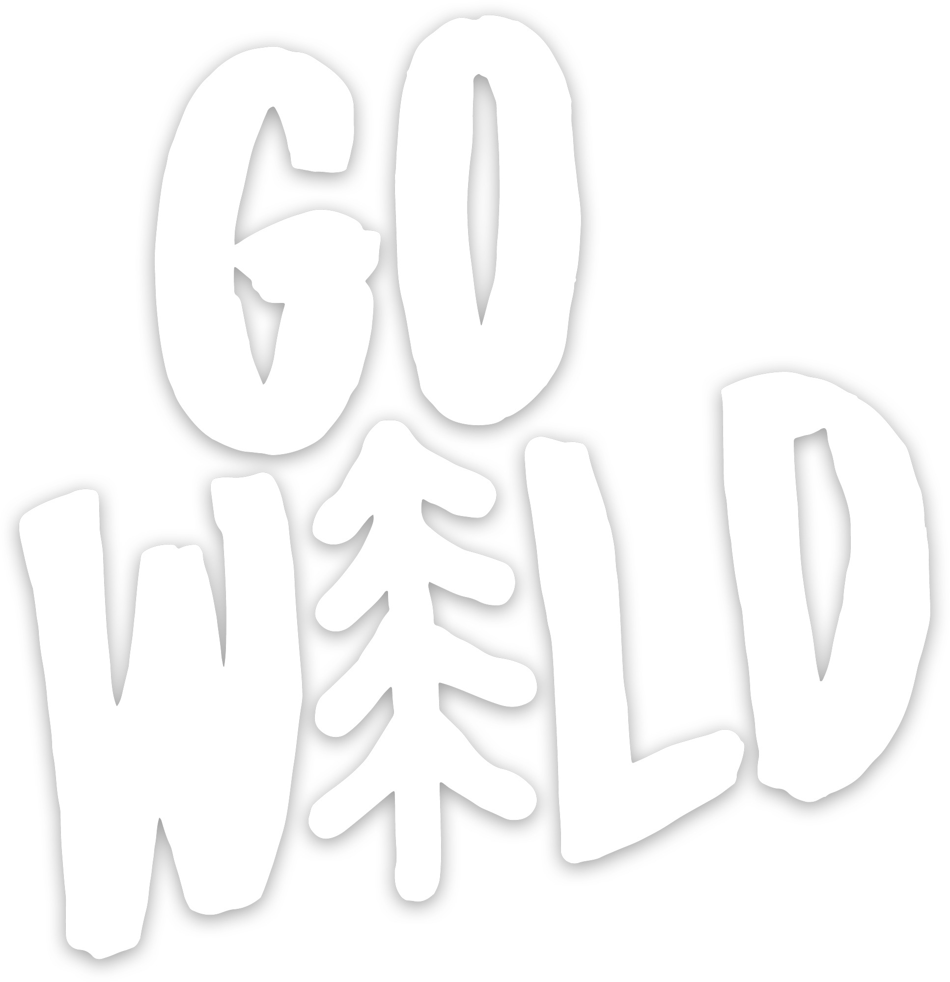 Advanture Shop Autoaufkleber Go Wild 15 x 15 cm
