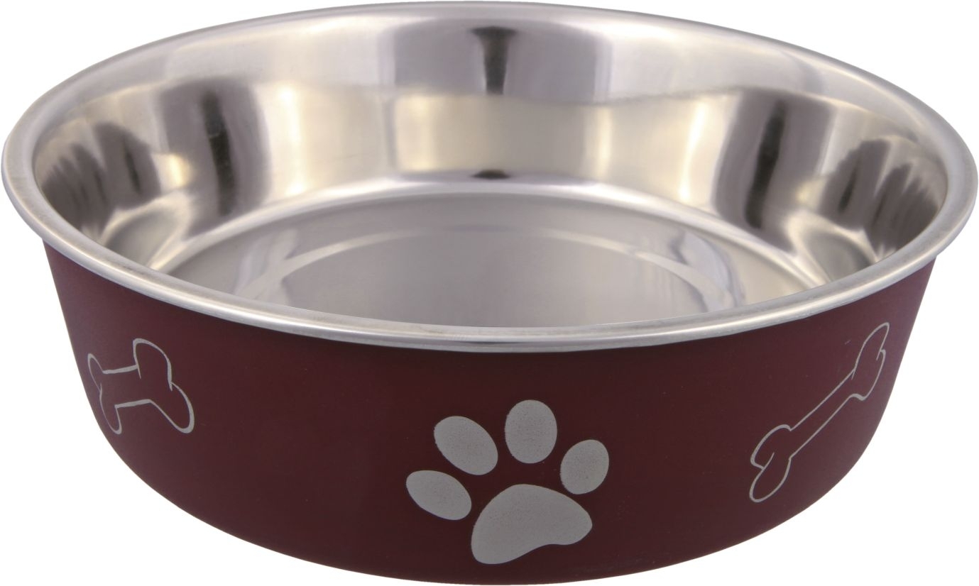 Jollypaw Napf Edelstahl mit Kunststoffmantel 0,45 l/º 14 cm