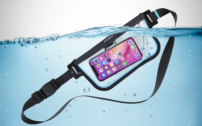 Fidlock Hermetic Sling Bag wasserdichte Bauch- und Schultertasche Transparent Schwarz