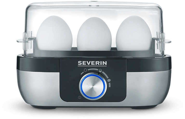 Severin EK 3163 Eierkocher mit Kochzeitüberwachung 270 W silber