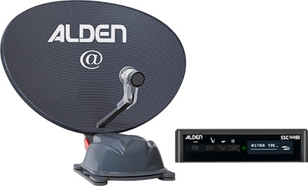 Alden AS2@ 80 HD vollautomatische Satellitenanlage Platinium inkl. S.S.C. HD Steuermodul und LTE Antenne
