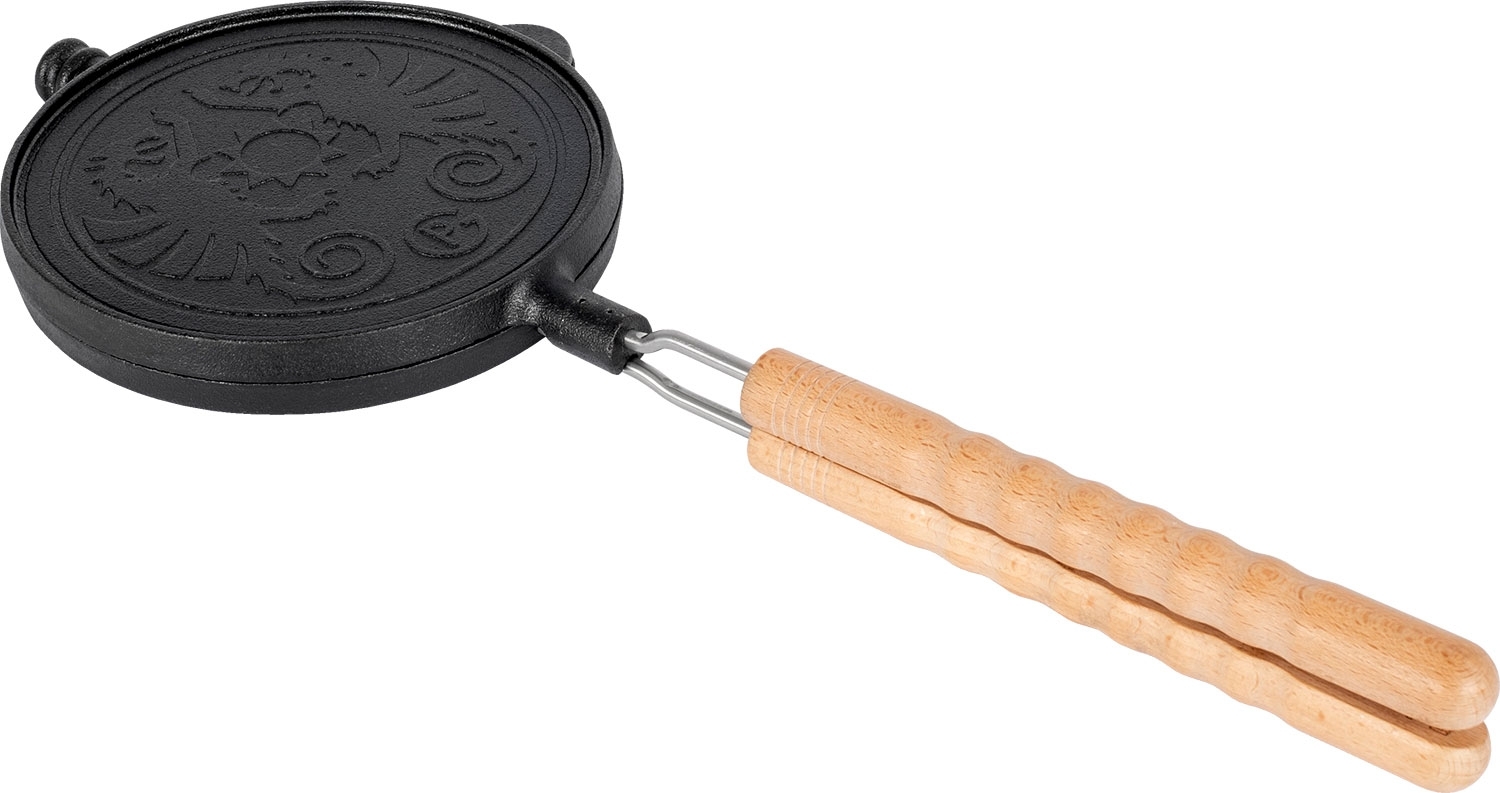 Petromax Gusseisen Wende Waffeleisen inkl. Auflagesstell
