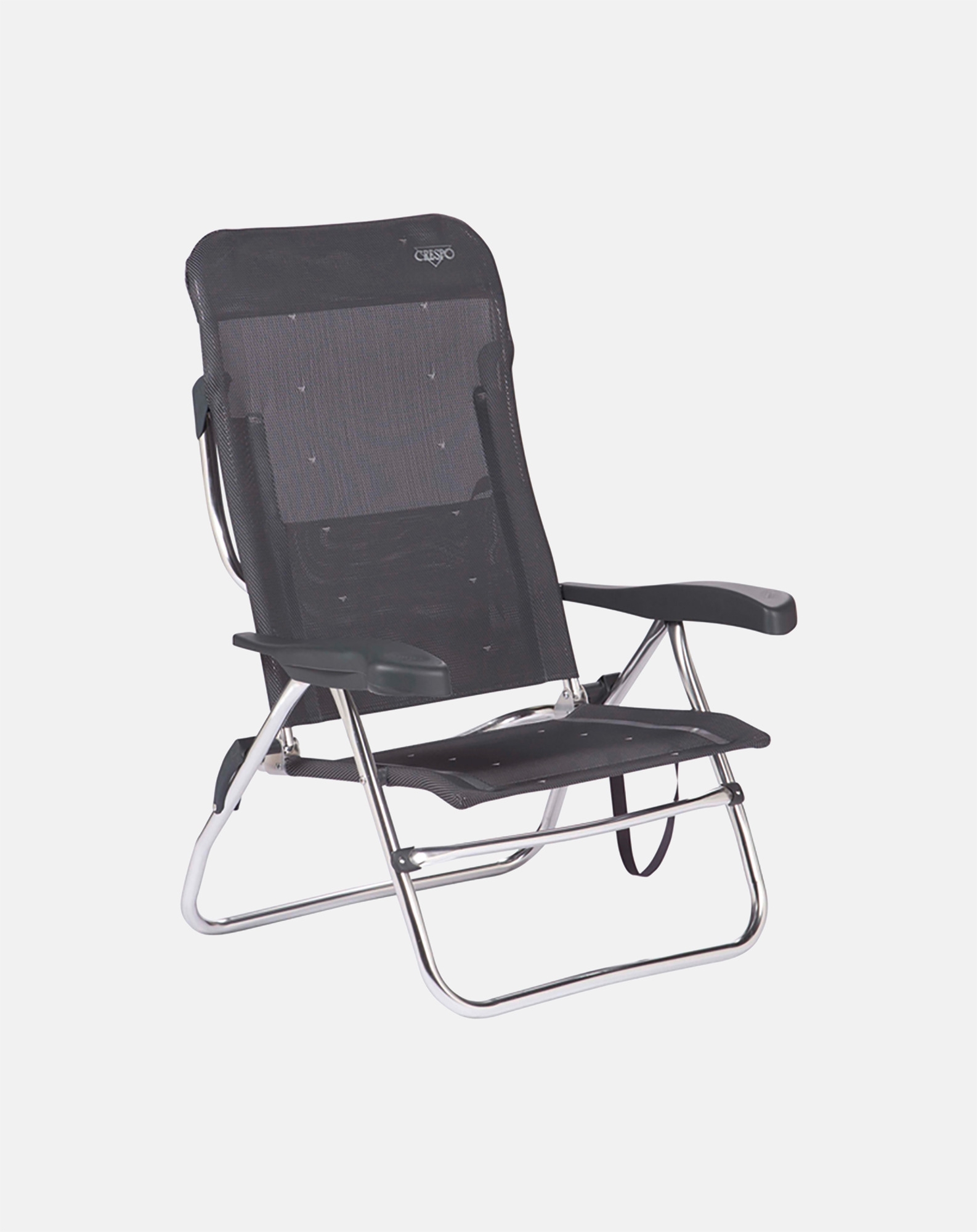 Crespo AL/223 Classic Strandstuhl / Liege grau