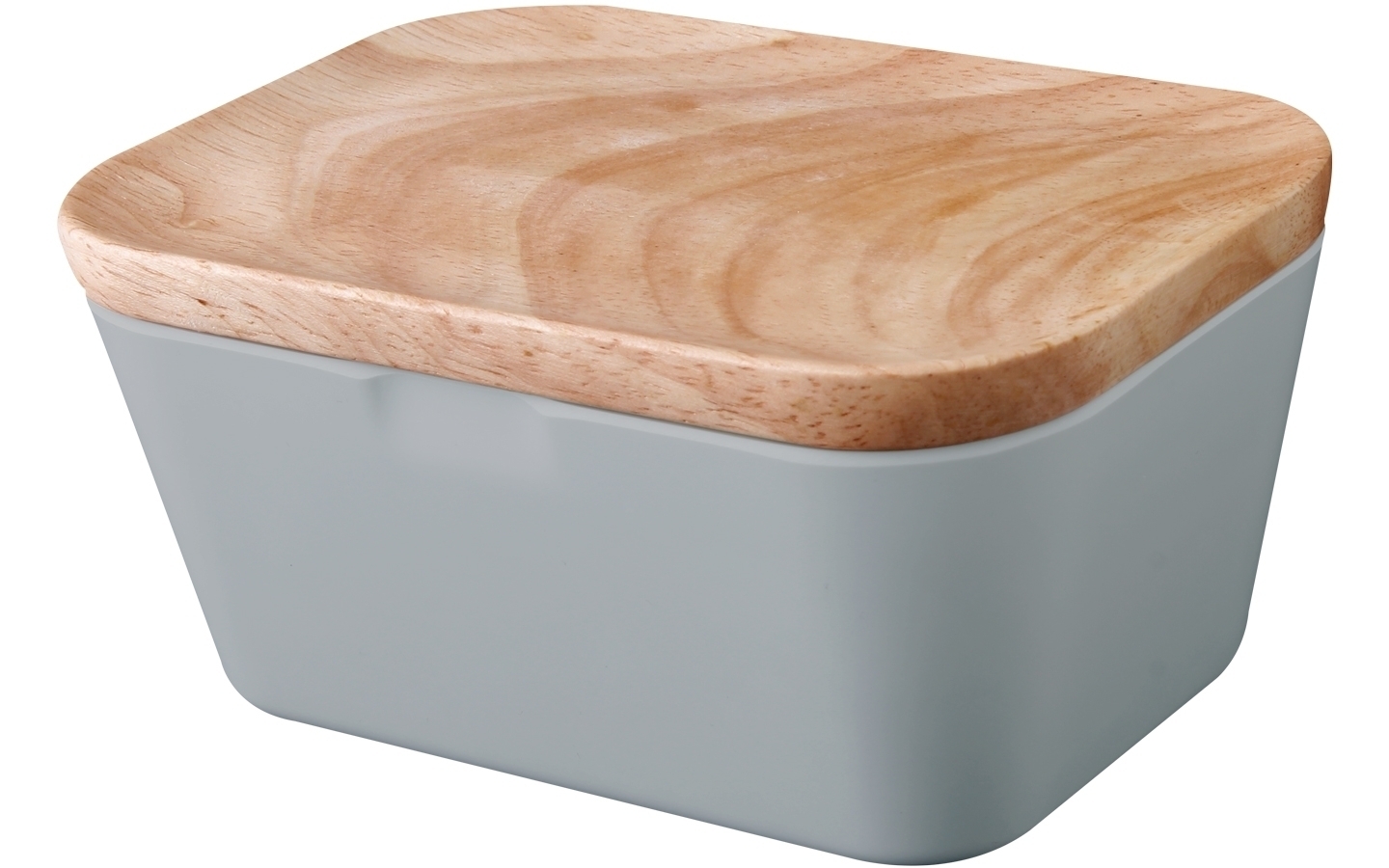 Brunner Melamin/Bamboo Butterbrotdose grau