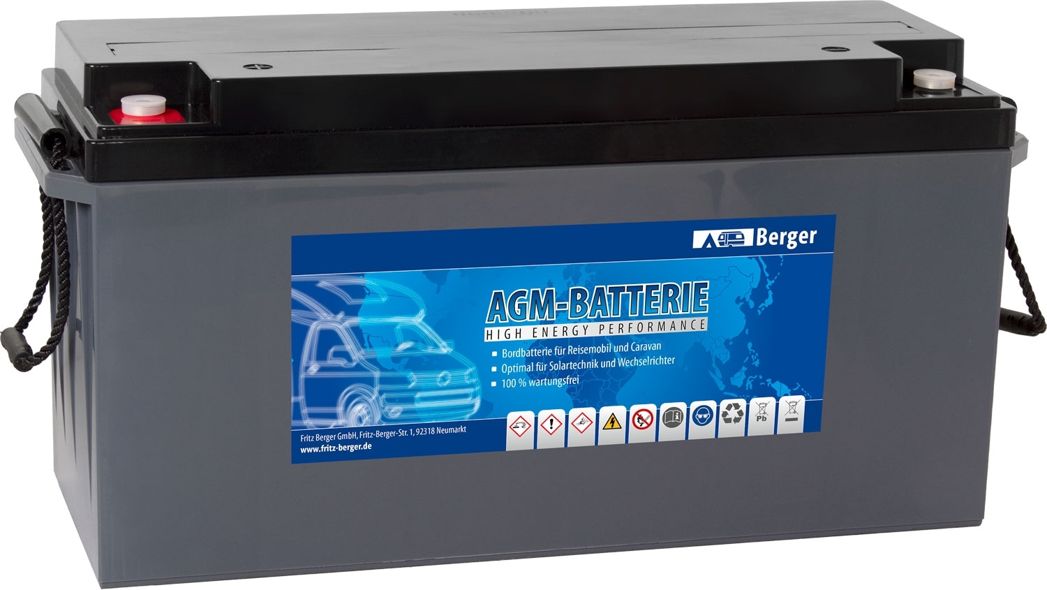 Berger FB Deep Cycle AGM Batterie 12 V