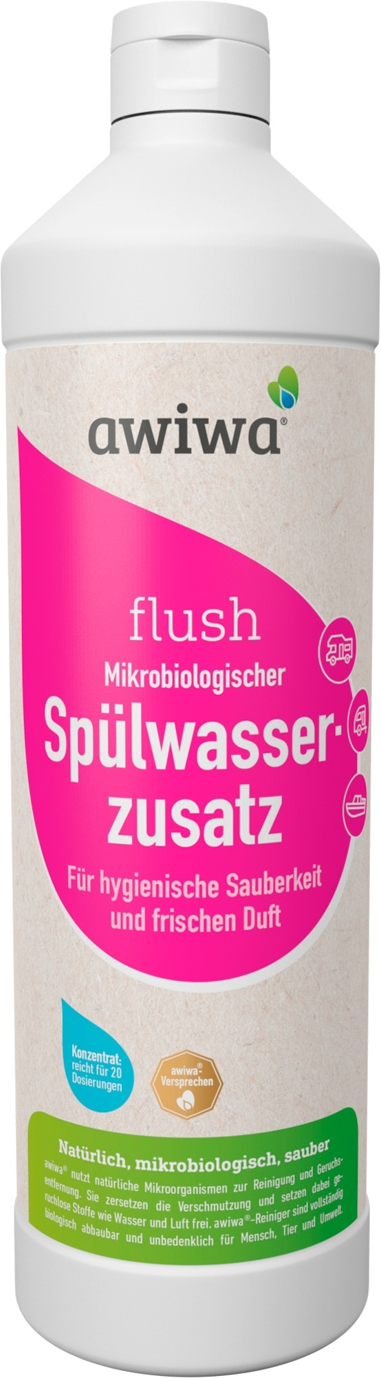 Awiwa Spülwasserzusatz Flush 1 Liter