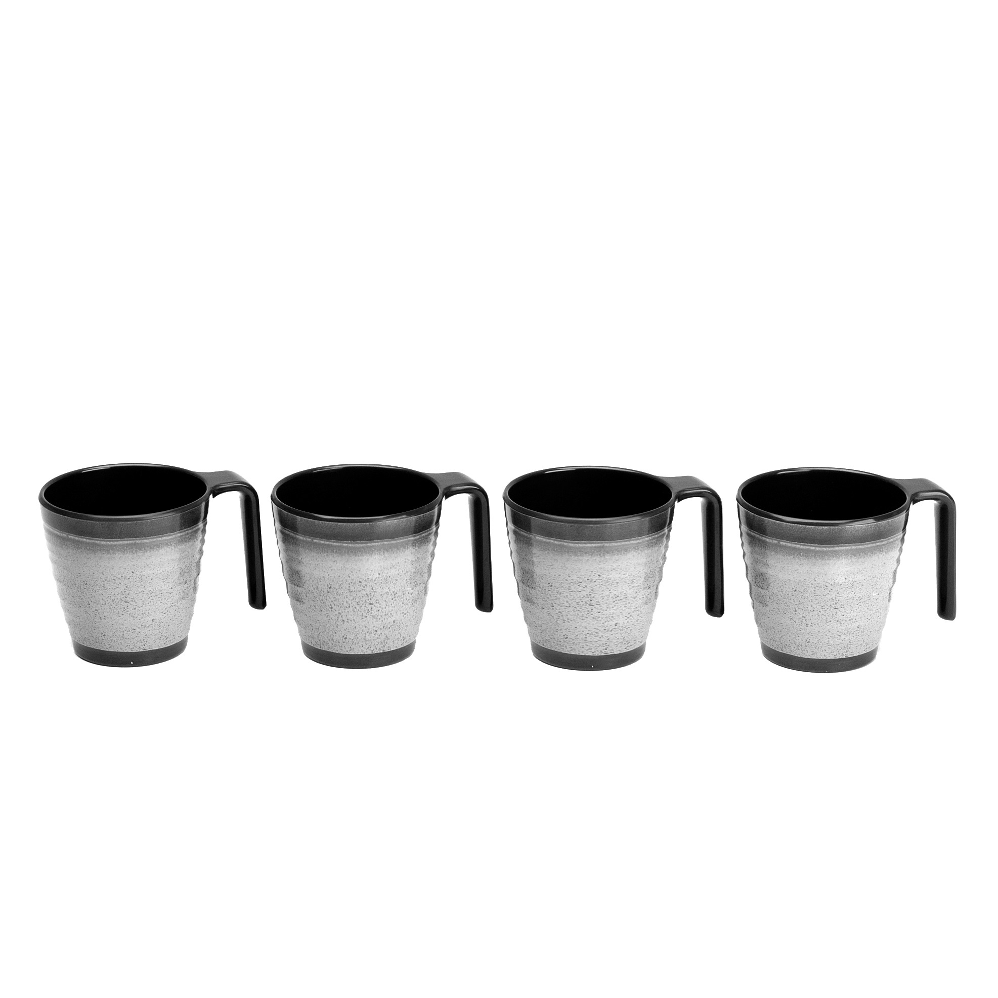 Flamefield Tassen Granite 300 ml 4er Set
