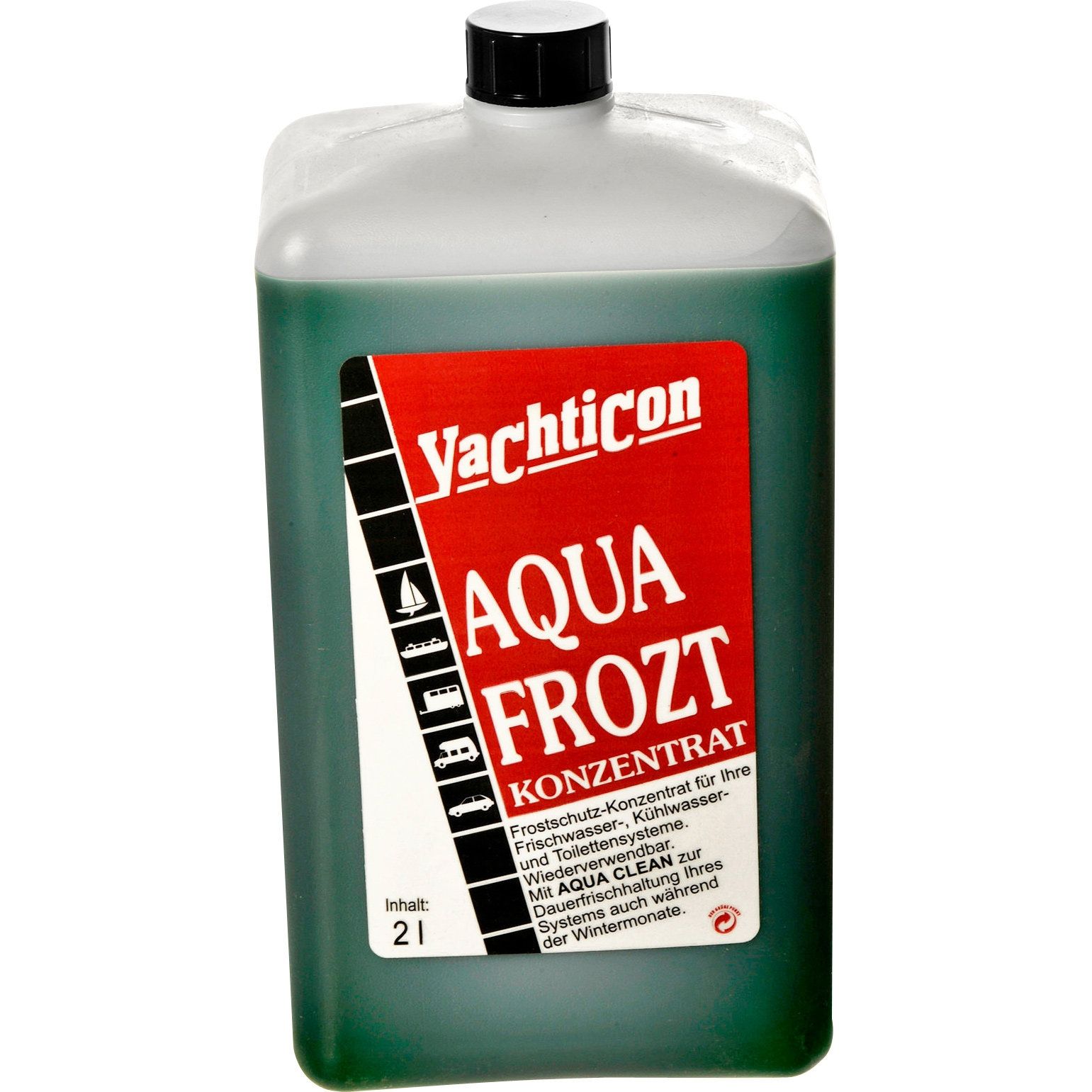 Yachticon Frostschutzkonzentrat Aqua Frozt 2 l – Frostschutzmittel für Abwasser- und Tanksysteme im Wohnmobil